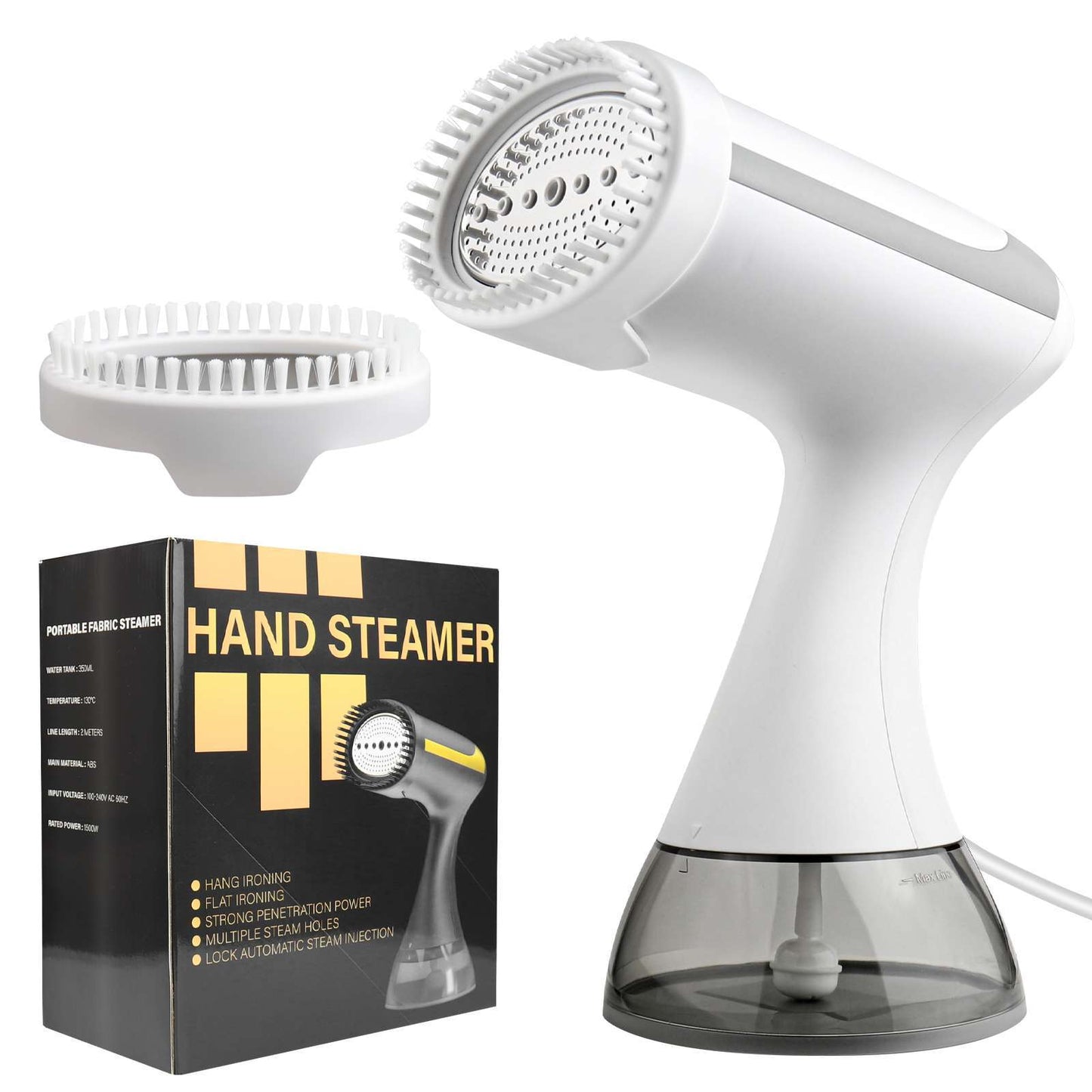 Compact Clothes Steamer Iron for Travel & Home
