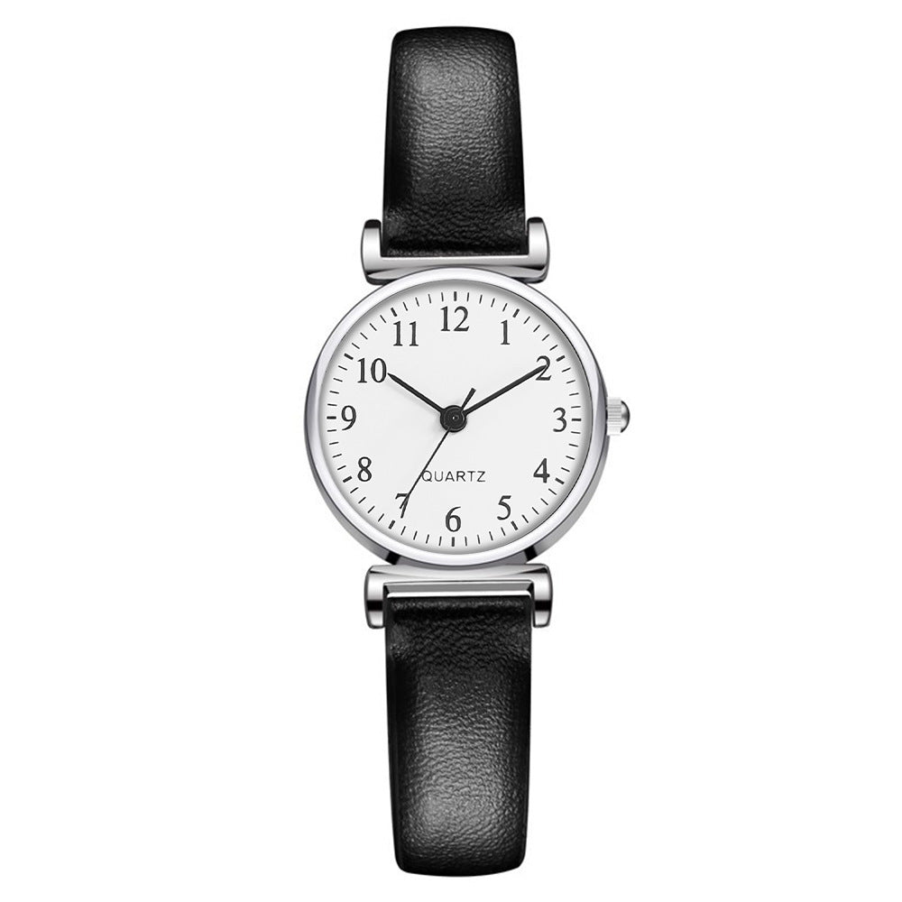 Lightweight Student Quartz Watch with Sleek Thin Band