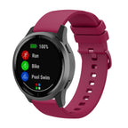 Universal Flat Silicone Watch Strap – Matching Color Buckle