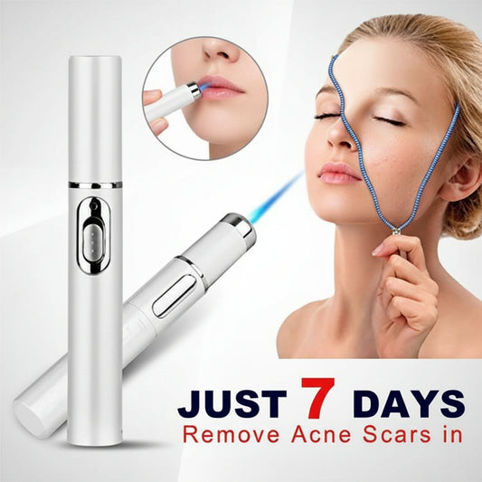 Blue Light Therapy Acne Treatment Pen Anti-Acne, Scar & Wrinkle Removal Skin Care Device