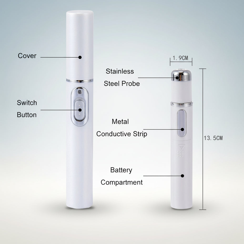 Blue Light Therapy Acne Treatment Pen Anti-Acne, Scar & Wrinkle Removal Skin Care Device