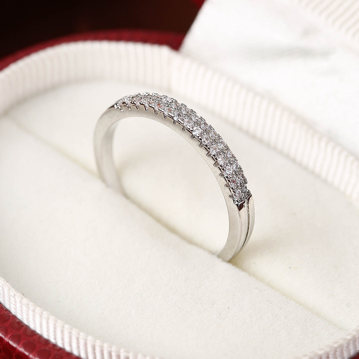 Elegant Color Zircon Bracelet & Ring Set – Minimalist Women's Jewelry