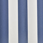 Awning Blue and white Polyester with PU coating 196.9 x 118.1 in