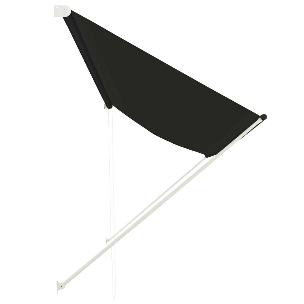 Awning Anthracite Steel frame, 100% polyester fabric with PA coating