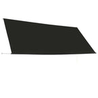 Awning Anthracite Steel frame, 100% polyester fabric with PA coating