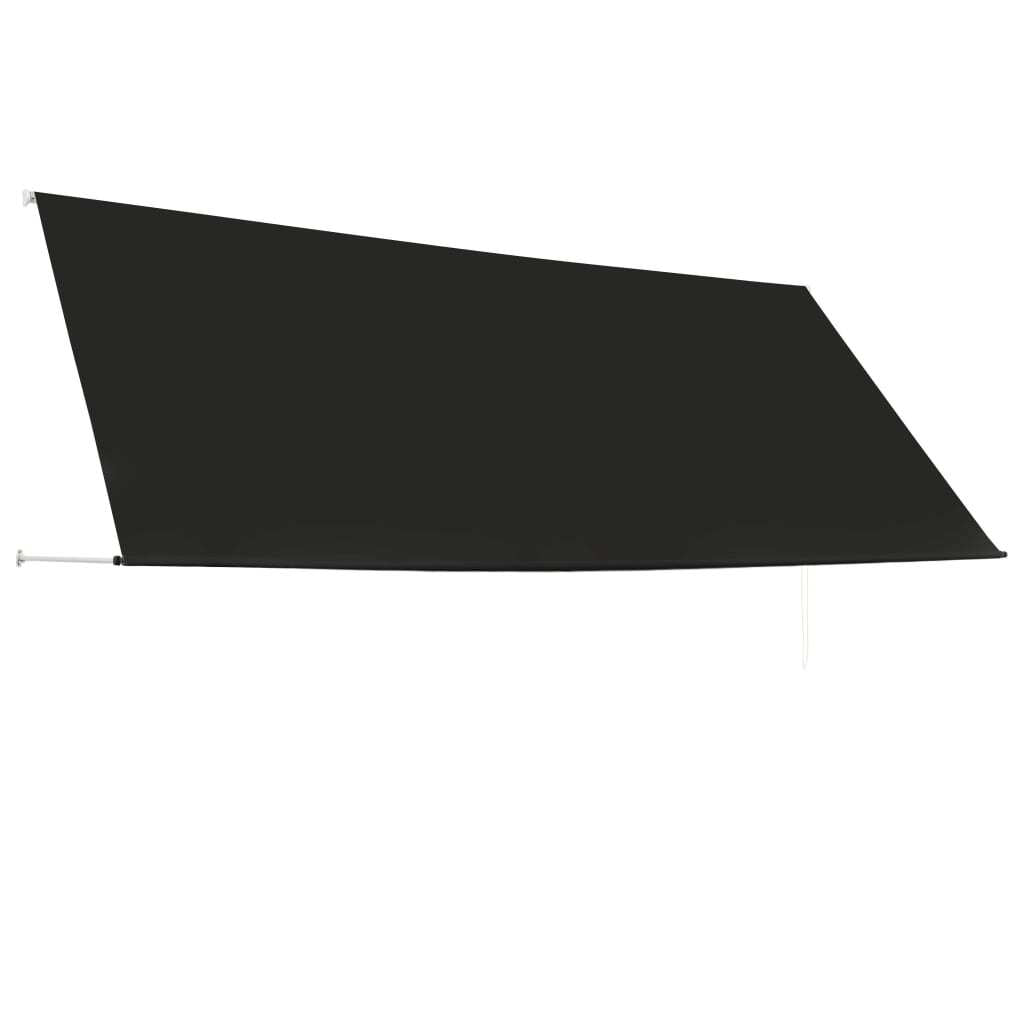 Awning Anthracite Steel frame, 100% polyester fabric with PA coating