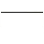 Awning Anthracite Steel frame, 100% polyester fabric with PA coating