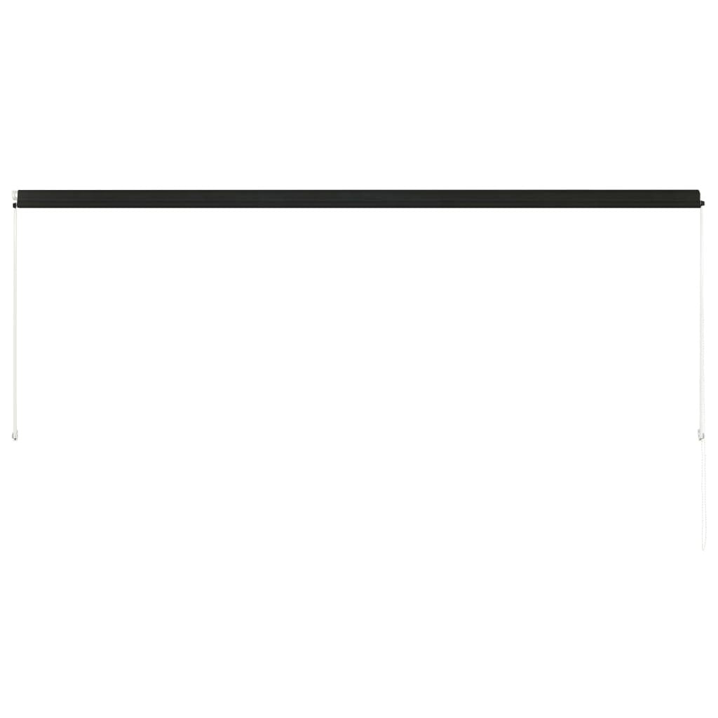 Awning Anthracite Steel frame, 100% polyester fabric with PA coating