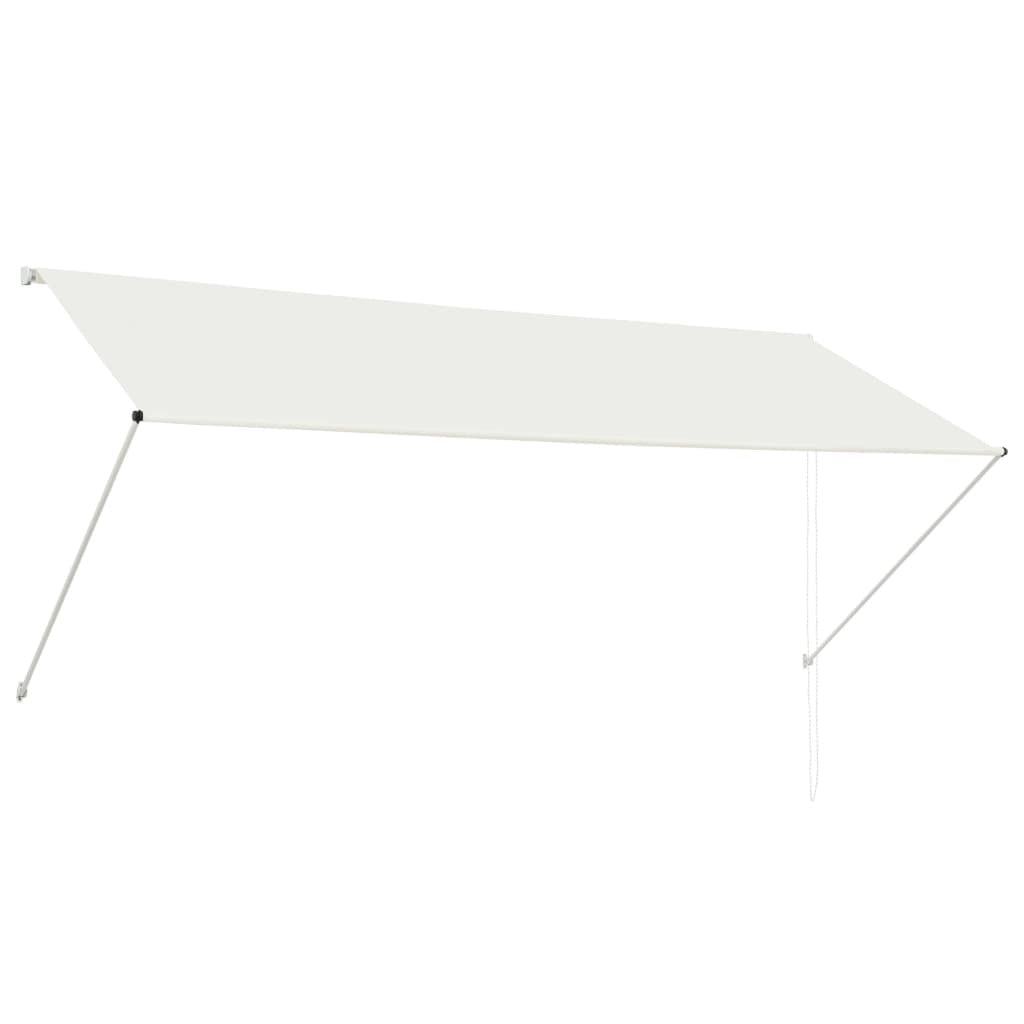 Awning Cream Steel frame and 100% polyester fabric with PA coating