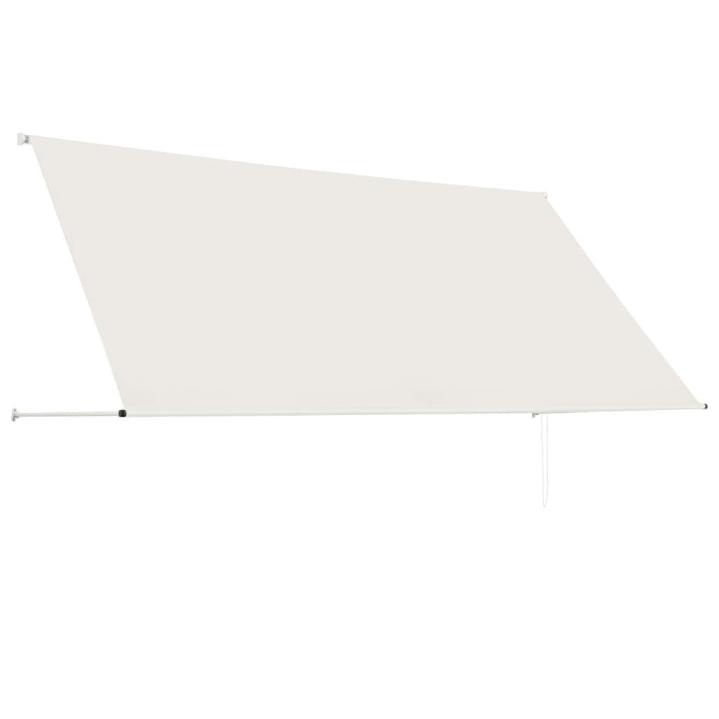 Awning Cream Steel frame and 100% polyester fabric with PA coating