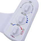 Bidet Toilet Seat Attachment Hot Cold Water Dual Nozzles