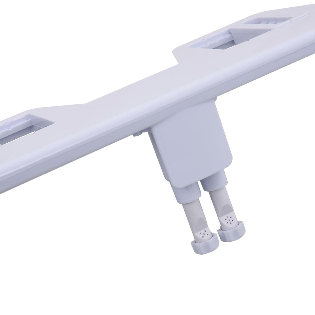 Bidet Toilet Seat Attachment Hot Cold Water Dual Nozzles