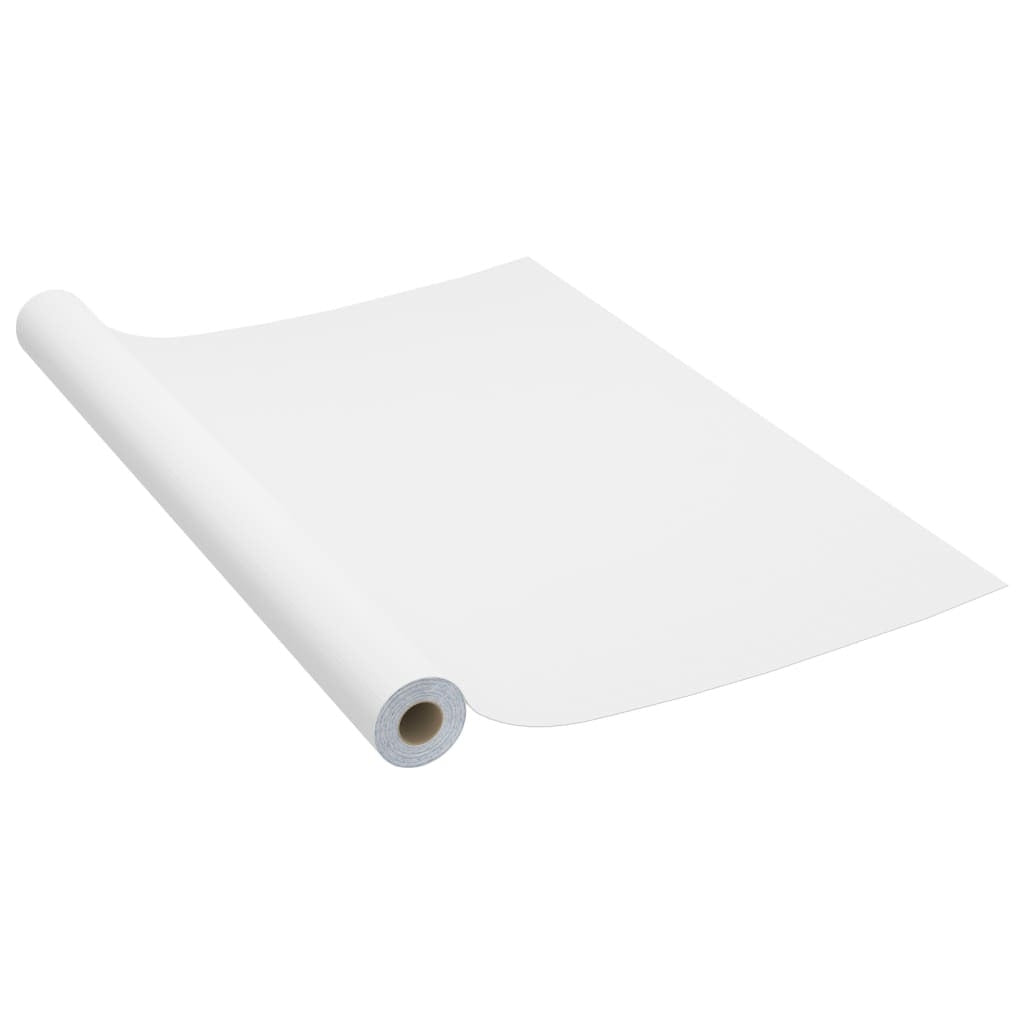 Furniture Film White PVC 197x35.4 in Waterproof Materials