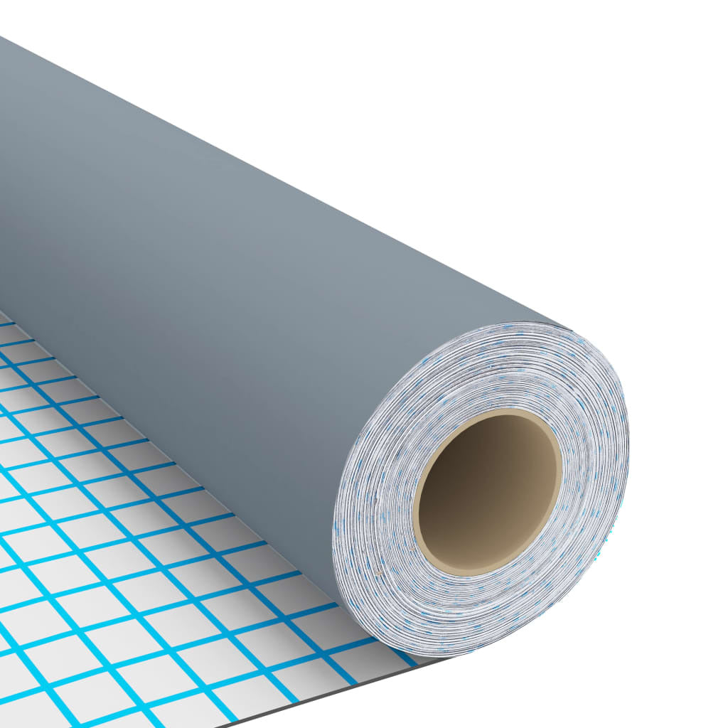 Furniture Film Gray PVC 197 x 35.4 in Waterproof Furniture Film