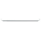 Curtain Rail White and silver Aluminum and plastic 24-41 in