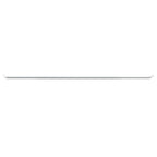Curtain Rail White and Silver Aluminum, plastic