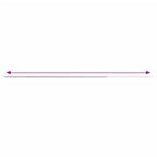Curtain Rail White and Silver Aluminum, plastic