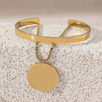 Minimalist Adjustable Bracelet with English Letters