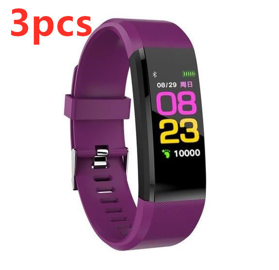 Bluetooth Smart Bracelet with Heart Rate Monitor & Fitness Tracker