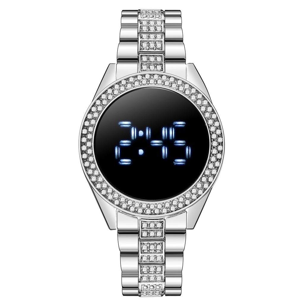 Diamond-Encrusted Ladies Sports Smartwatch – Personalized & Fashion-Forward