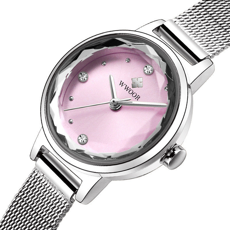 Elegant Women’s Quartz Watch – Fashion Mesh Band