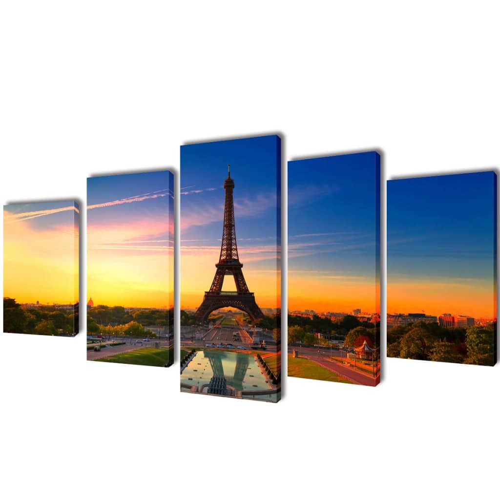 Canvas Painting Multicolour Waterproof canvas, Wood frame Large