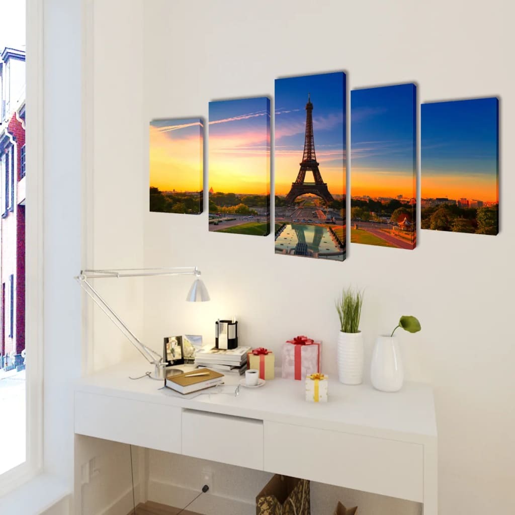 Canvas Painting Multicolour Waterproof canvas, Wood frame Large