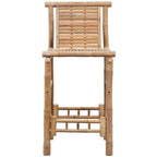 Counter Stools Set of 2 Bamboo Standard Durable Bar Stool