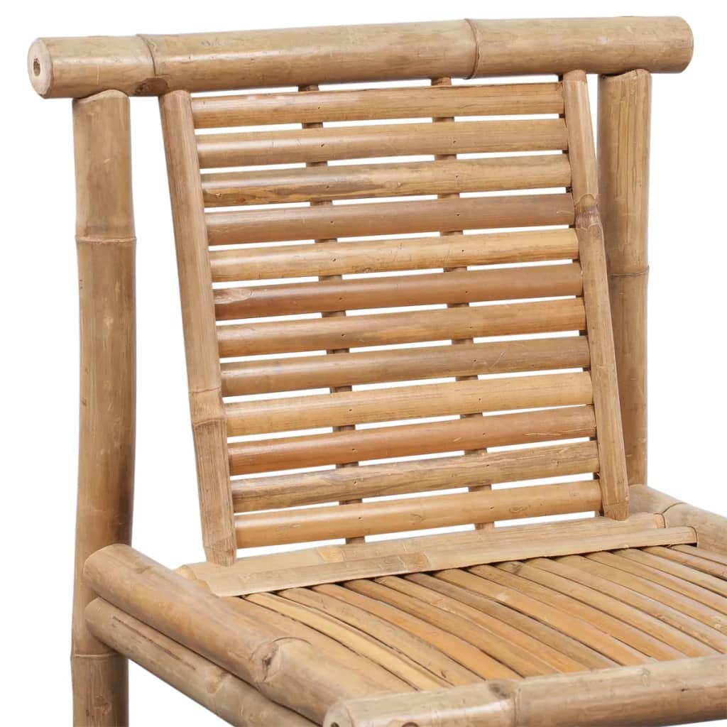Counter Stools Set of 2 Bamboo Standard Durable Bar Stool