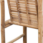 Counter Stools Set of 2 Bamboo Standard Durable Bar Stool