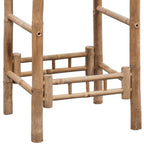 Counter Stools Set of 2 Bamboo Standard Durable Bar Stool