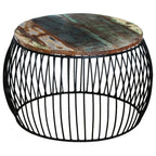 Coffee Table Multicolour Reclaimed wood and iron Medium Durable