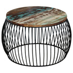 Coffee Table Multicolour Reclaimed wood and iron Medium Durable