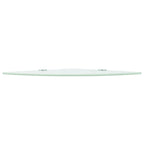 Corner Shelf White Tempered glass Small Corner Shelf Triangular