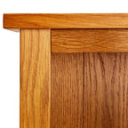 Bookcase Brown Solid Oak Wood 27.6 x 8.9 x 32.3 in Bookcase