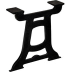 Coffee Table Leg Set of 2 Black Solid cast iron Medium