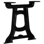Coffee Table Leg Set of 2 Black Solid cast iron Medium