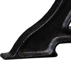 Coffee Table Leg Set of 2 Black Solid cast iron Medium