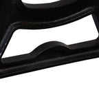 Coffee Table Leg Set of 2 Black Solid cast iron Medium