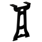 Bench Leg Set of 2 Black Solid Cast Iron 9.8 x 16.1 in Durable