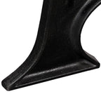 Coffee Table Leg Set of 2 Black Solid Cast Iron Medium Durable