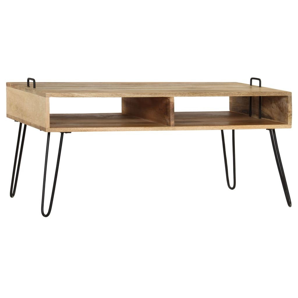 Coffee Table Natural wood, Black