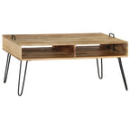 Coffee Table Natural wood, Black