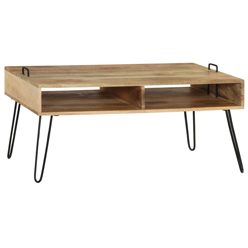 Coffee Table Natural wood, Black