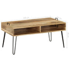 Coffee Table Natural wood, Black