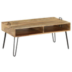 Coffee Table Natural wood, Black