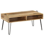 Coffee Table Natural wood, Black