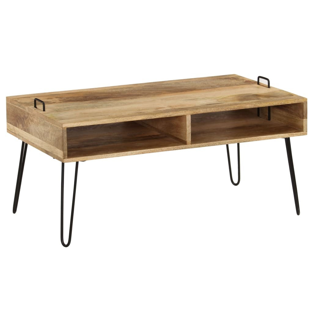 Coffee Table Natural wood, Black