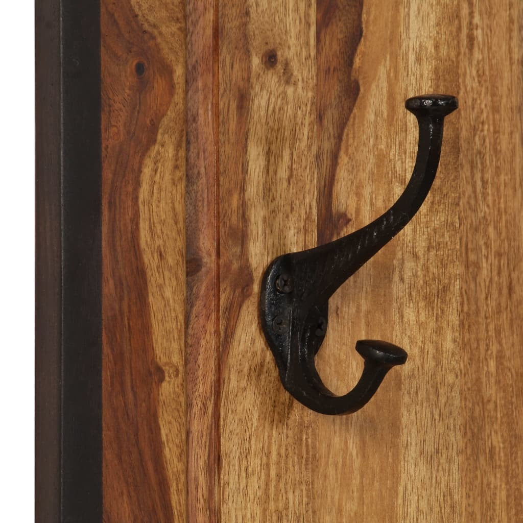 Coat Rack Acacia wood with natural grain patterns