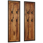 Coat Rack Acacia wood with natural grain patterns